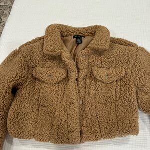 Cozy Tan Sherpa Jacket
